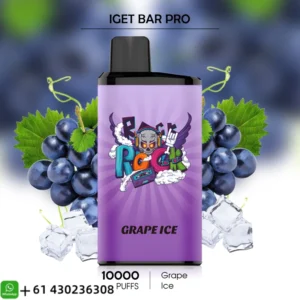 IGET Bar Pro Grape Ice 10000 Puffs