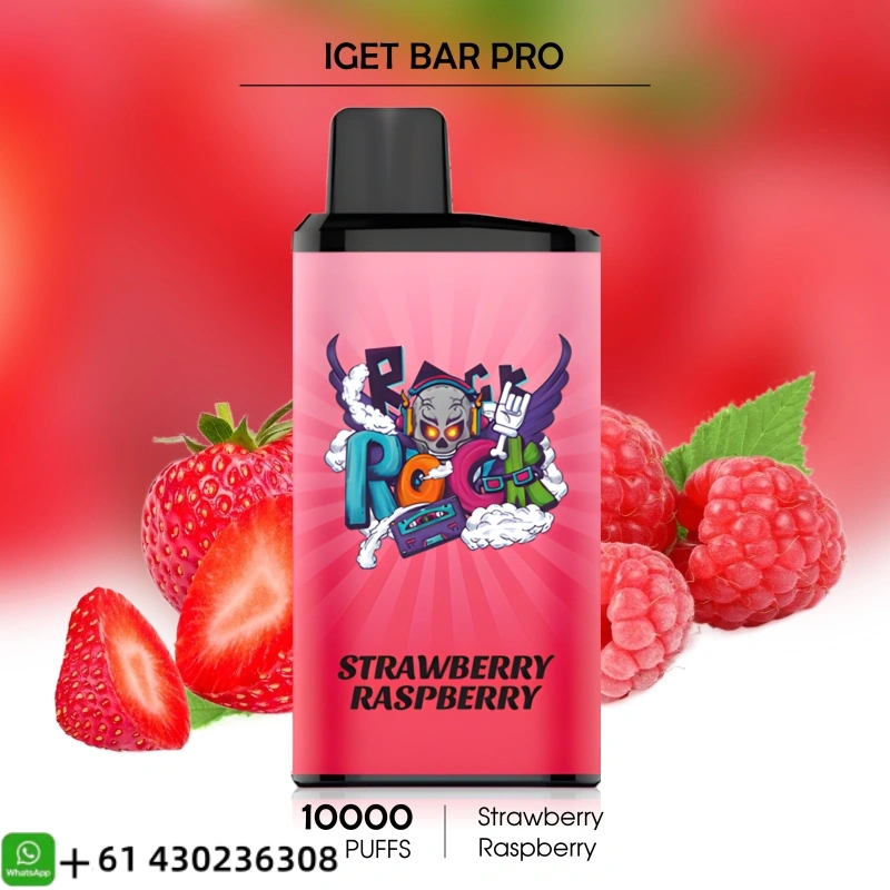 IGET Bar Pro Strawberry Raspberry 10000 Puffs