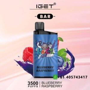 IGET BAR BLUEBERRY RASPBERRY 3500 Puffs