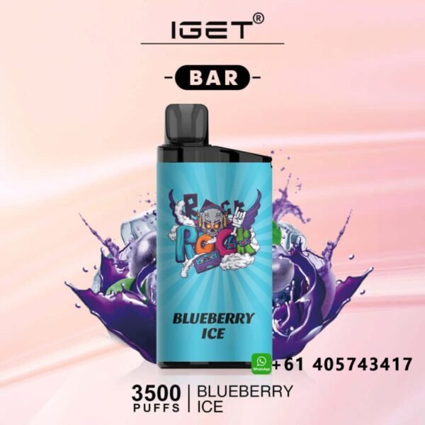 IGET BAR BLUEBERRY ICE 3500 Puffs
