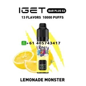 IGET Bar Plus S3 Kit LEMONADE MONSTER