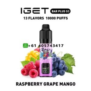 IGET Bar Plus S3 Kit RASPBERRY GRAPE MANGO