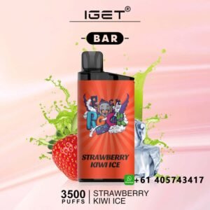 IGET BAR STRAWBERY KIWI ICE 3500 Puffs