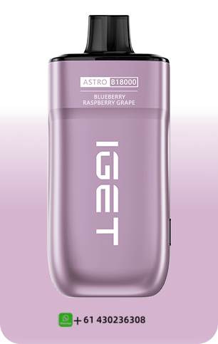 IGET Astro Blueberry Raspberry Grape 18000 puffs