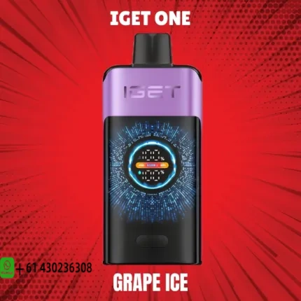 IGET One Grape Ice 12000 Puffs