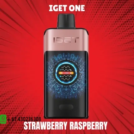 IGET One Strawberry Raspberry 12000 puffs